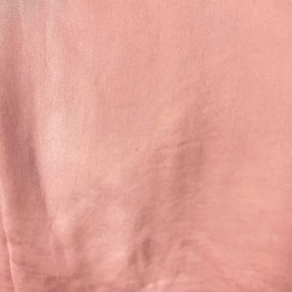 Love Tree Shiny Zip Up Bomber Jacket Pink Sheen Womens Size Large - Picture 11 of 15